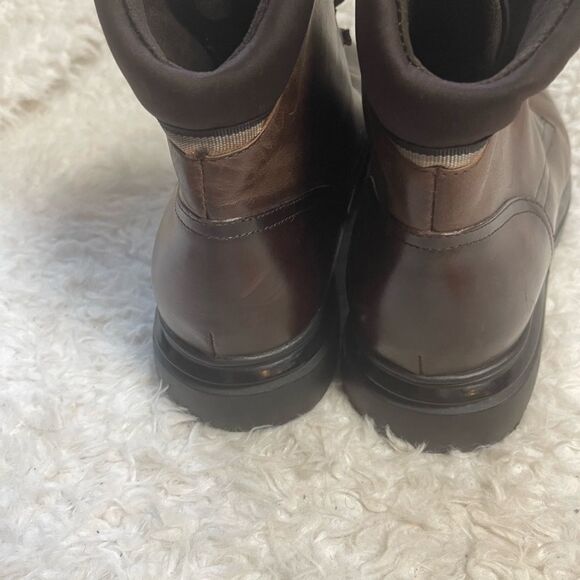Kenneth Cole New York Men\'s Brown Leather lace up Boots SZ13